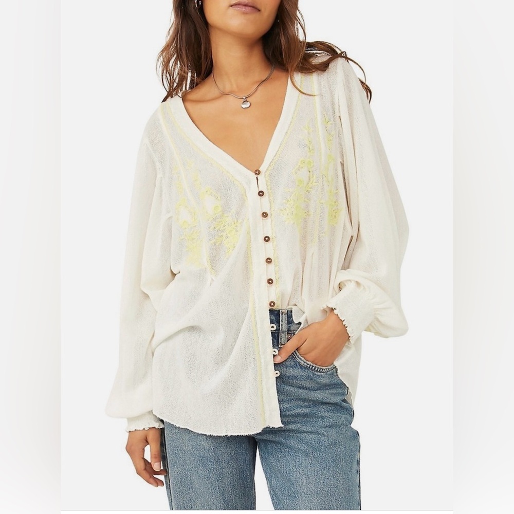 Free People Margie Tunic Top S